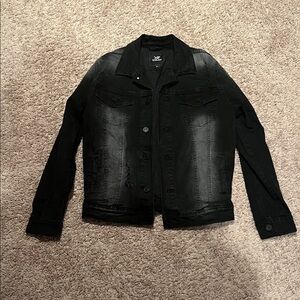 Luxury Black Denim Jacket